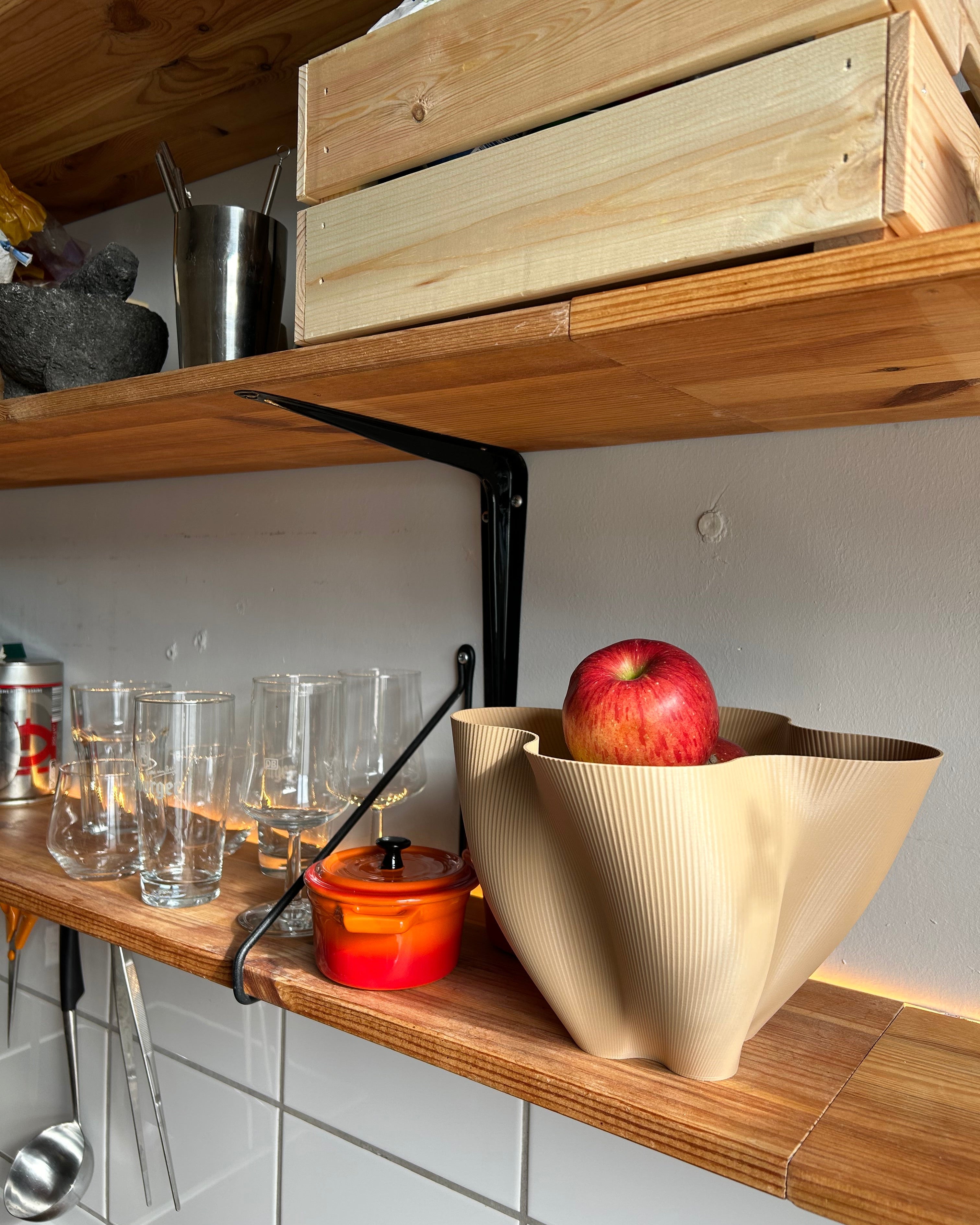 Seamless Studio 3D-printed Nordic PLA bowl — view 5